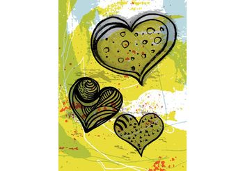 Free Grunge Heart Vector - vector gratuit #157581